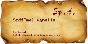 Számel Agnella névjegykártya